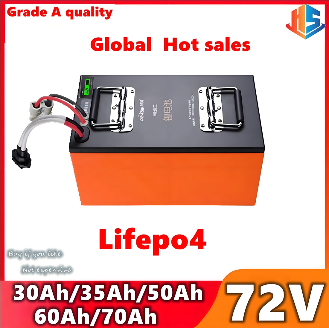 72V 60Ah Lifepo4 Battery Pack - Scooter EV 72V 50Ah 60AH 35AH