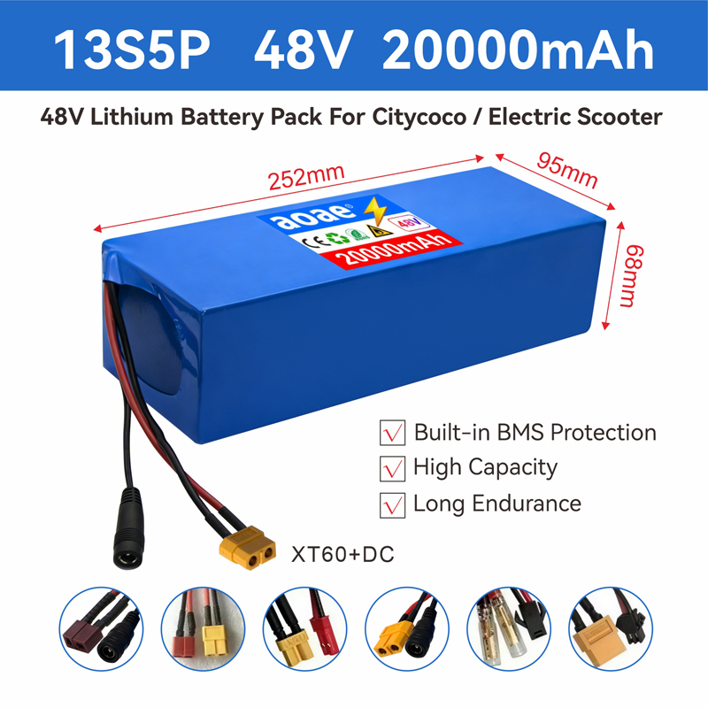 48V Electric Scooter Battery 1 - 60V 30Ah Electric Scooter Battery recension och pris